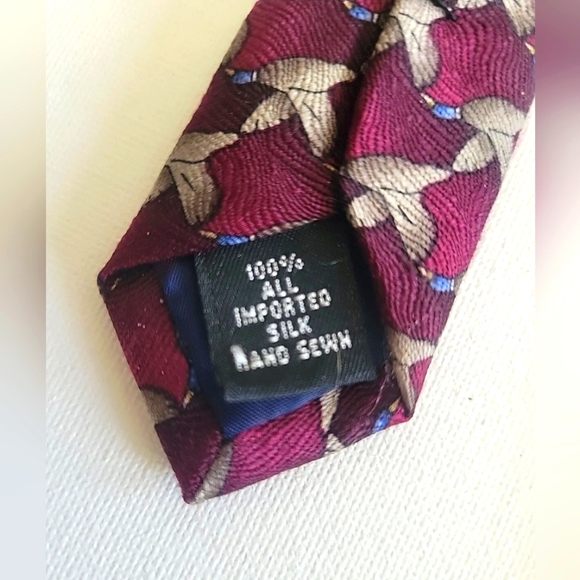 Ties To Nature Mallard Ducks Necktie Tie 100% Silk Hunting Outdoors - Picture 3 of 6